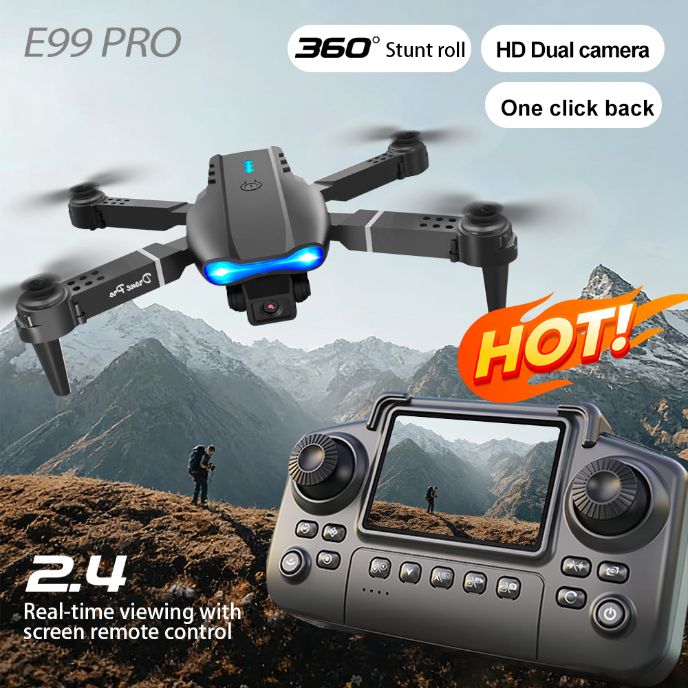 Drone Racing Camera - Aerial Drone Dual Lens Switch Gesture